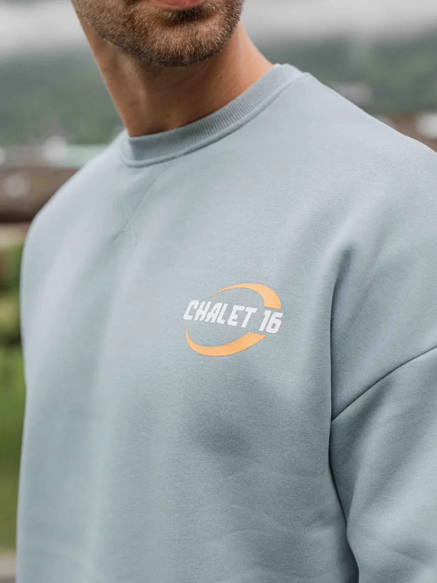 Light Blue Chalet 16 Oversized Sweater