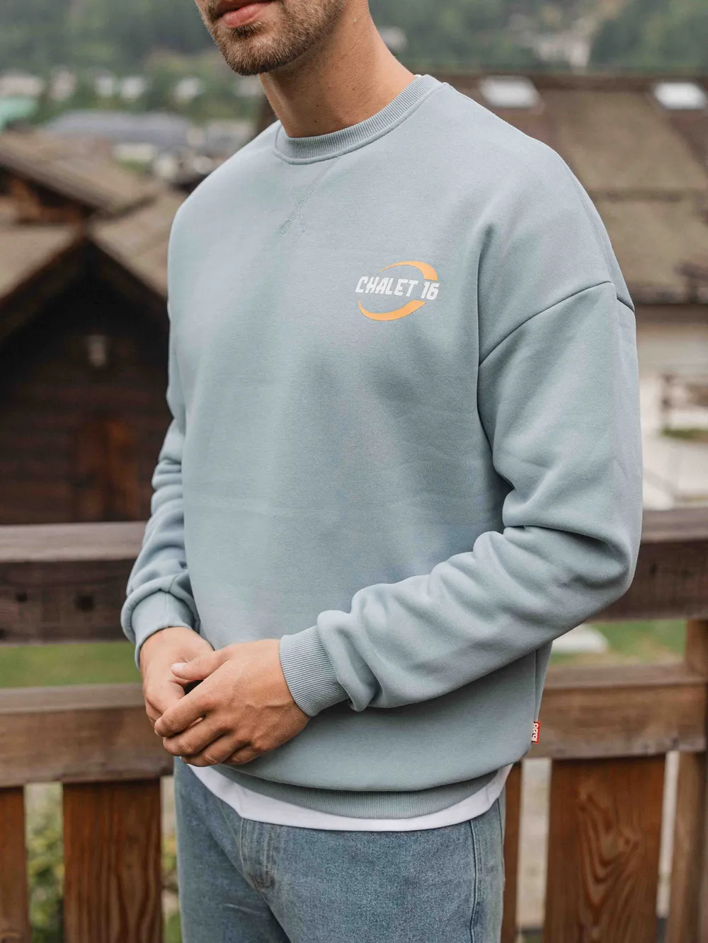 Light Blue Chalet 16 Oversized Sweater 1608 WEAR