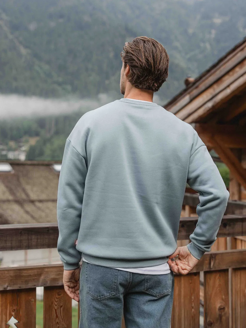 Light Blue Chalet 16 Oversized Sweater 1608 WEAR