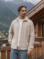Beige Teddy Overshirt