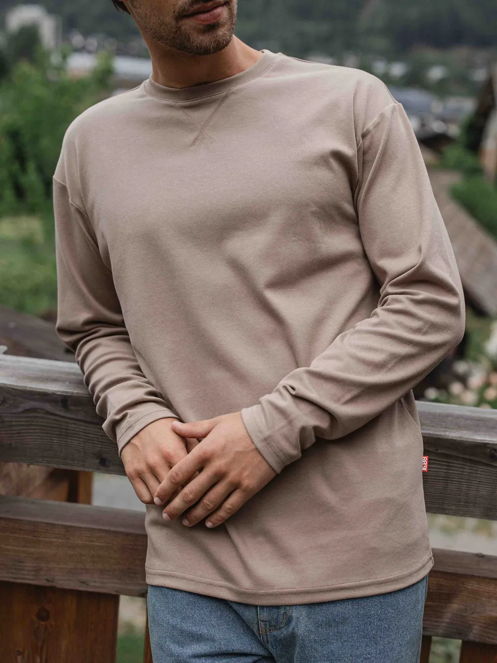 Brown Basic Oversized Longsleeve 1608 WEAR