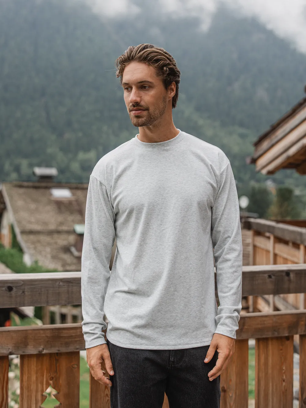 Grey Fleece Longsleeve 1608 WEAR