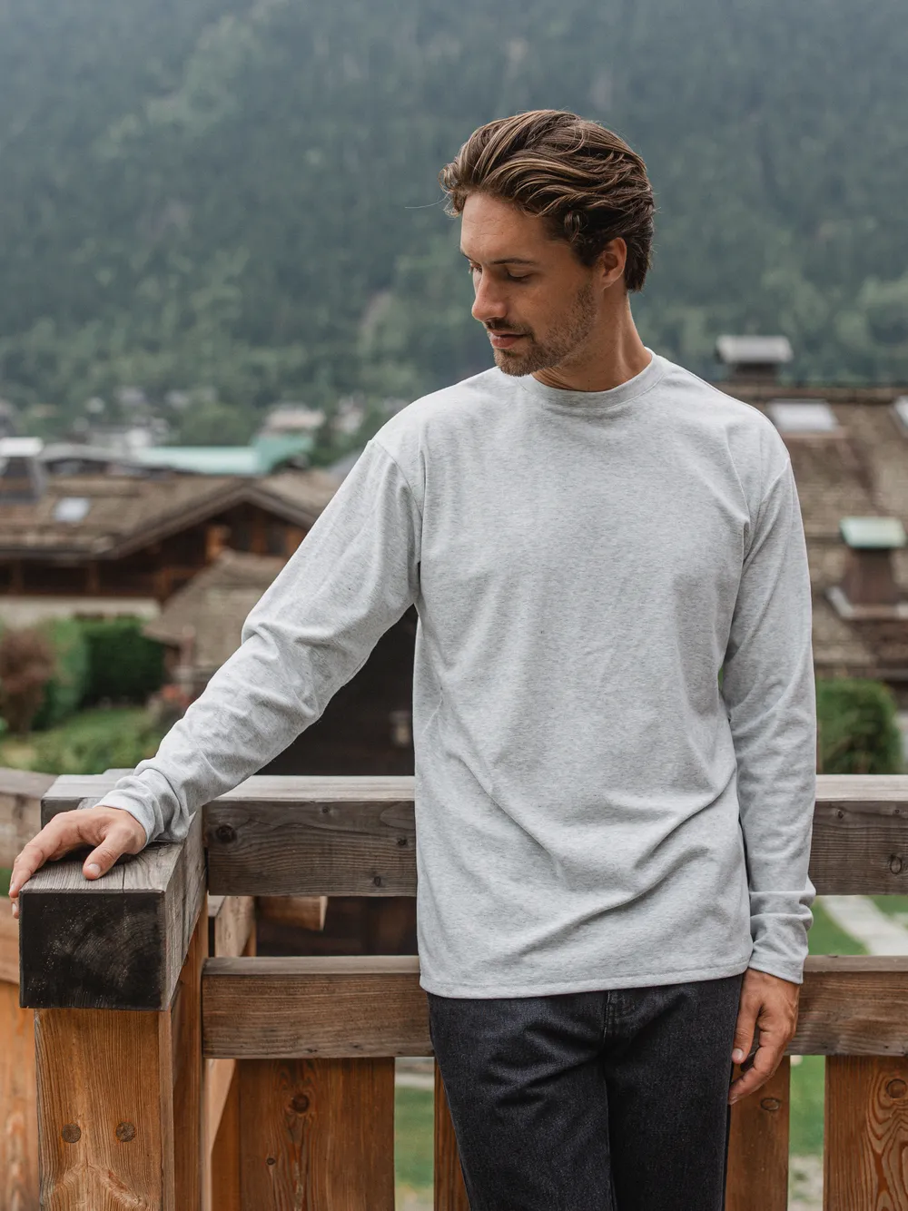 Grey Fleece Longsleeve 1608 WEAR