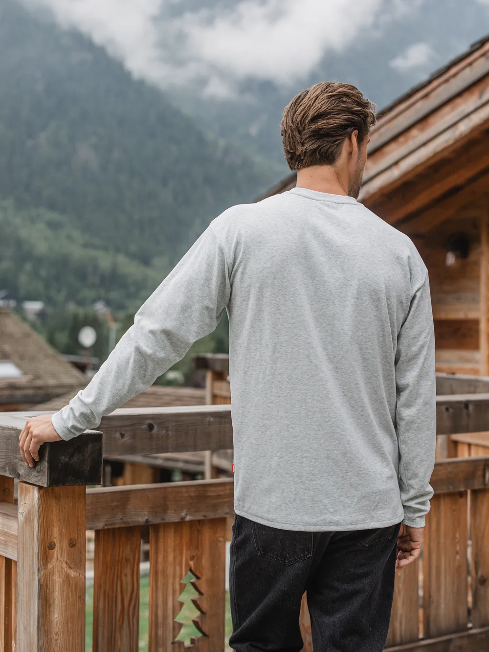 Grey Fleece Longsleeve 1608 WEAR