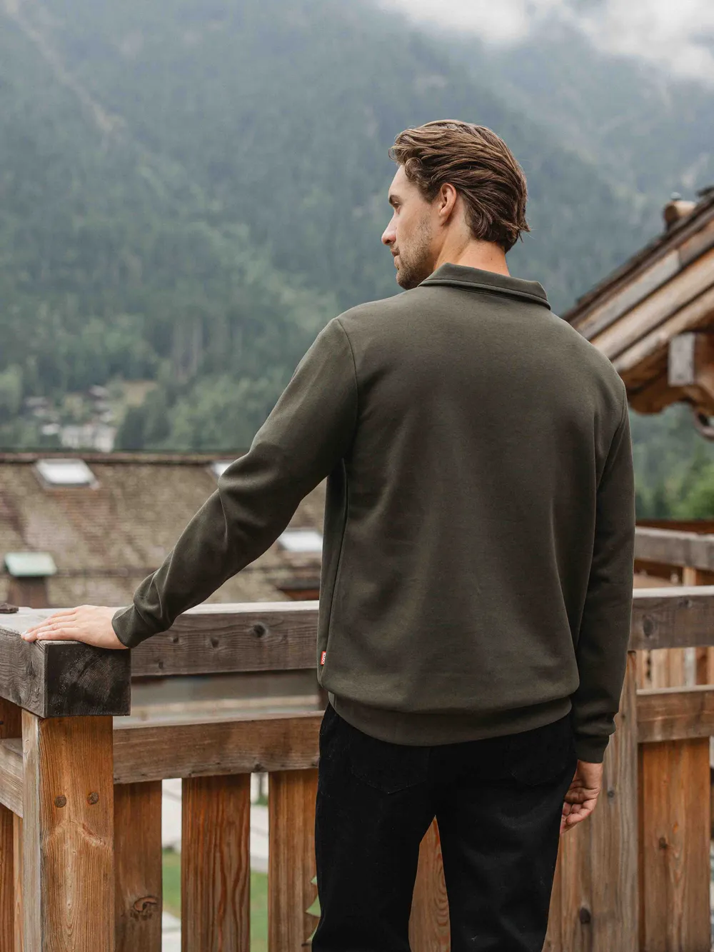 Army Jersey Half Zip Polo 1608 WEAR