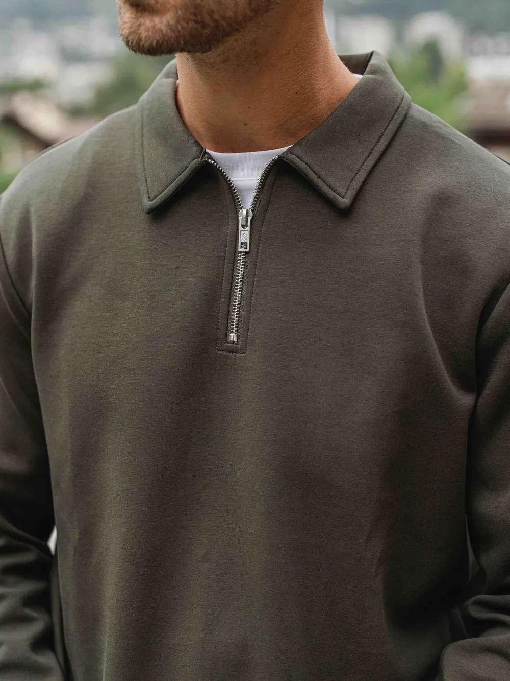 Army Jersey Half Zip Polo 1608 WEAR