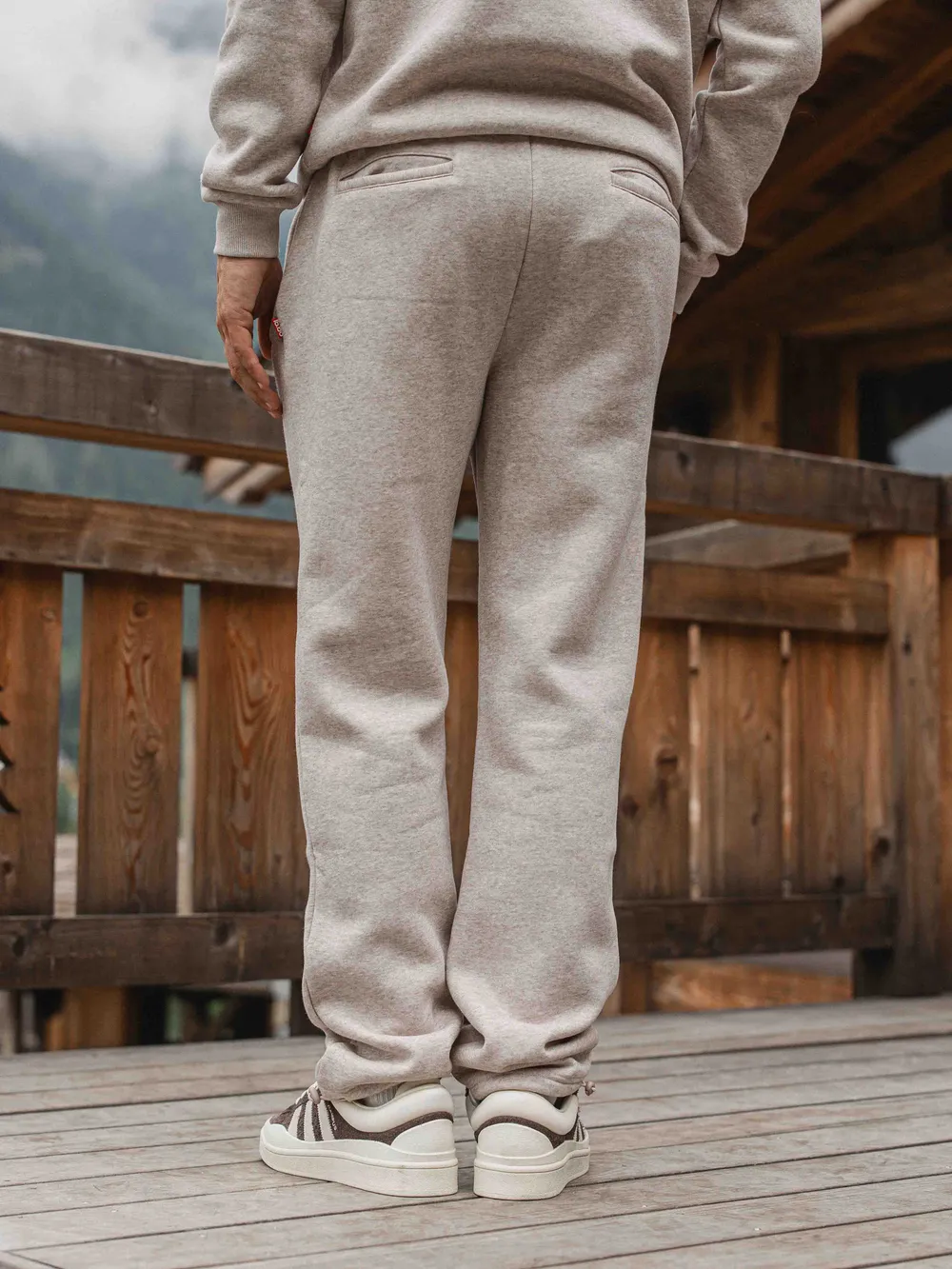 Brown Melange Jogging Pants 1608 WEAR