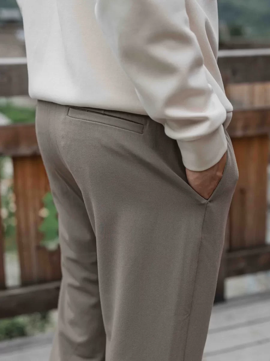 Brown Casual Pantalon