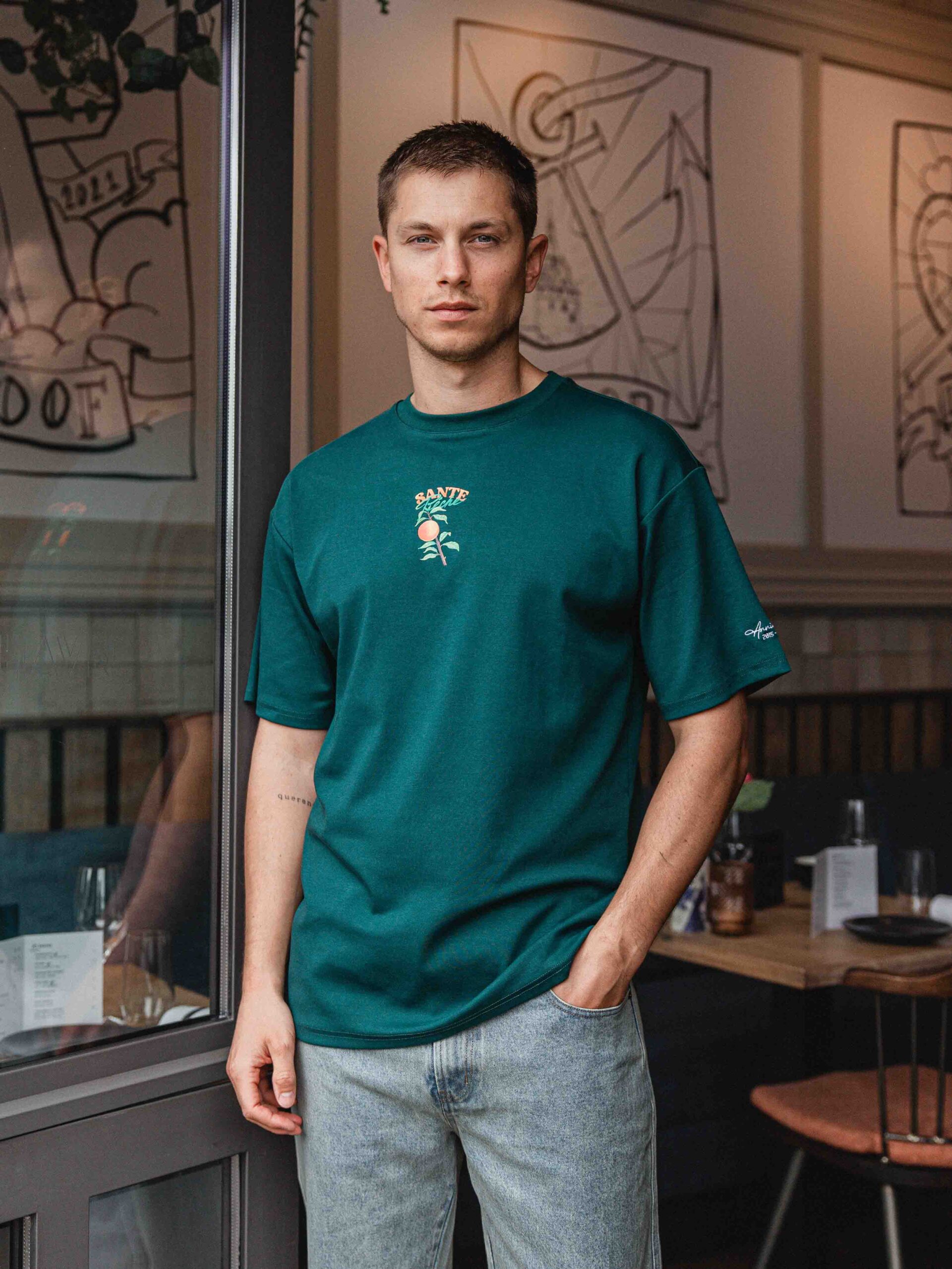 Green Sante Oversized T-shirt 1608 WEAR