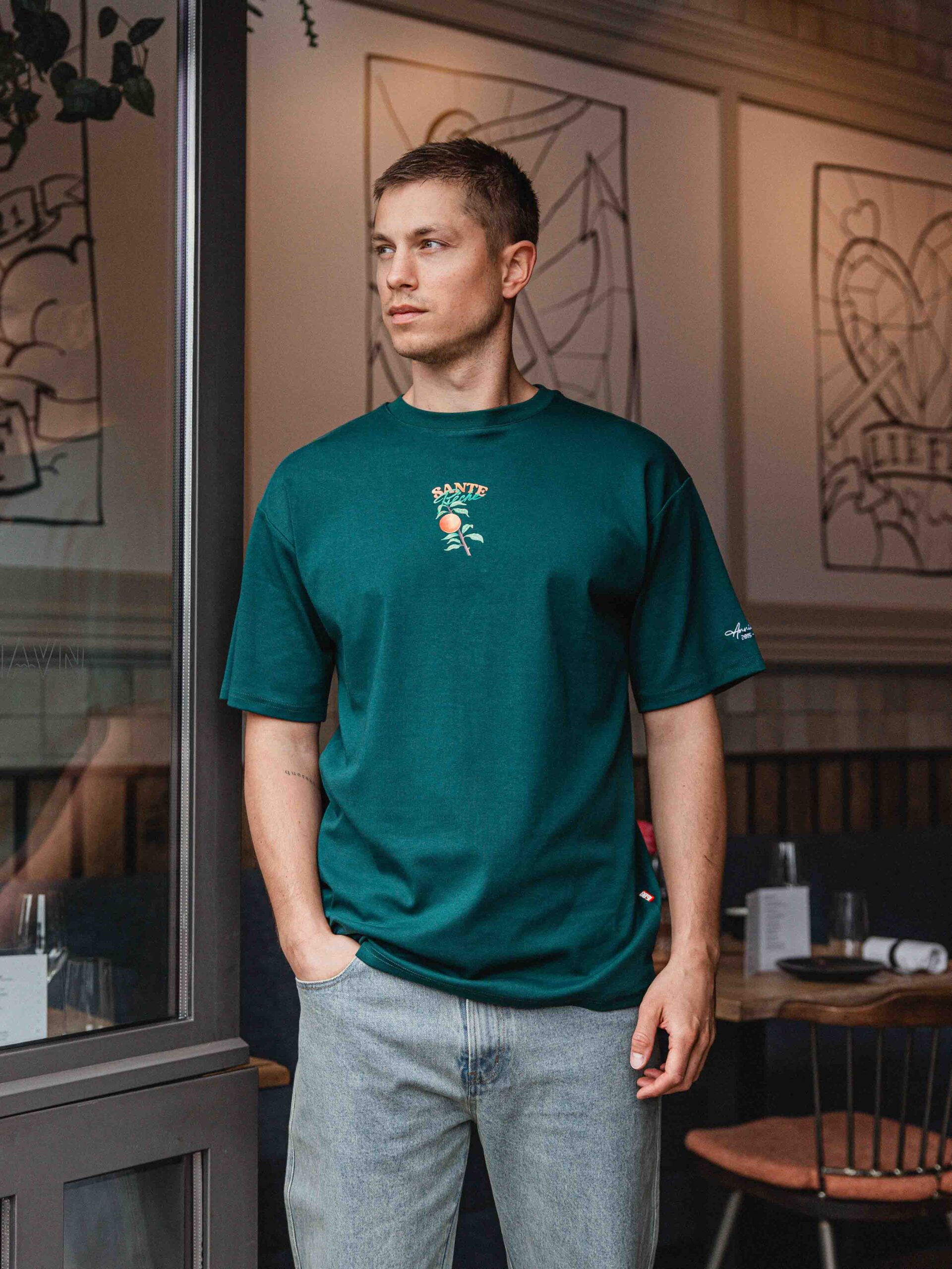 Green Sante Oversized T-shirt 1608 WEAR