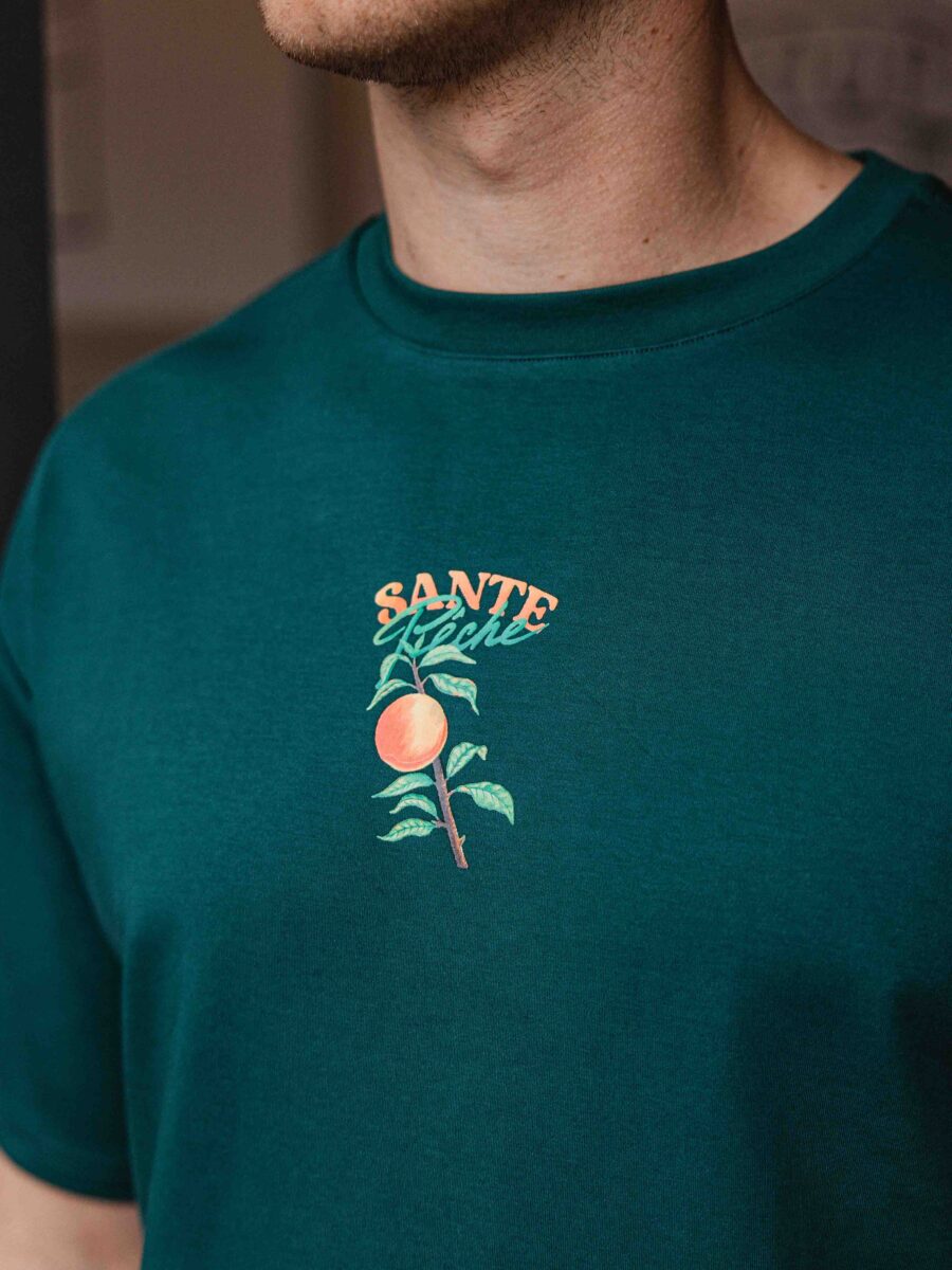 Grünes Sante-T-Shirt in Übergröße