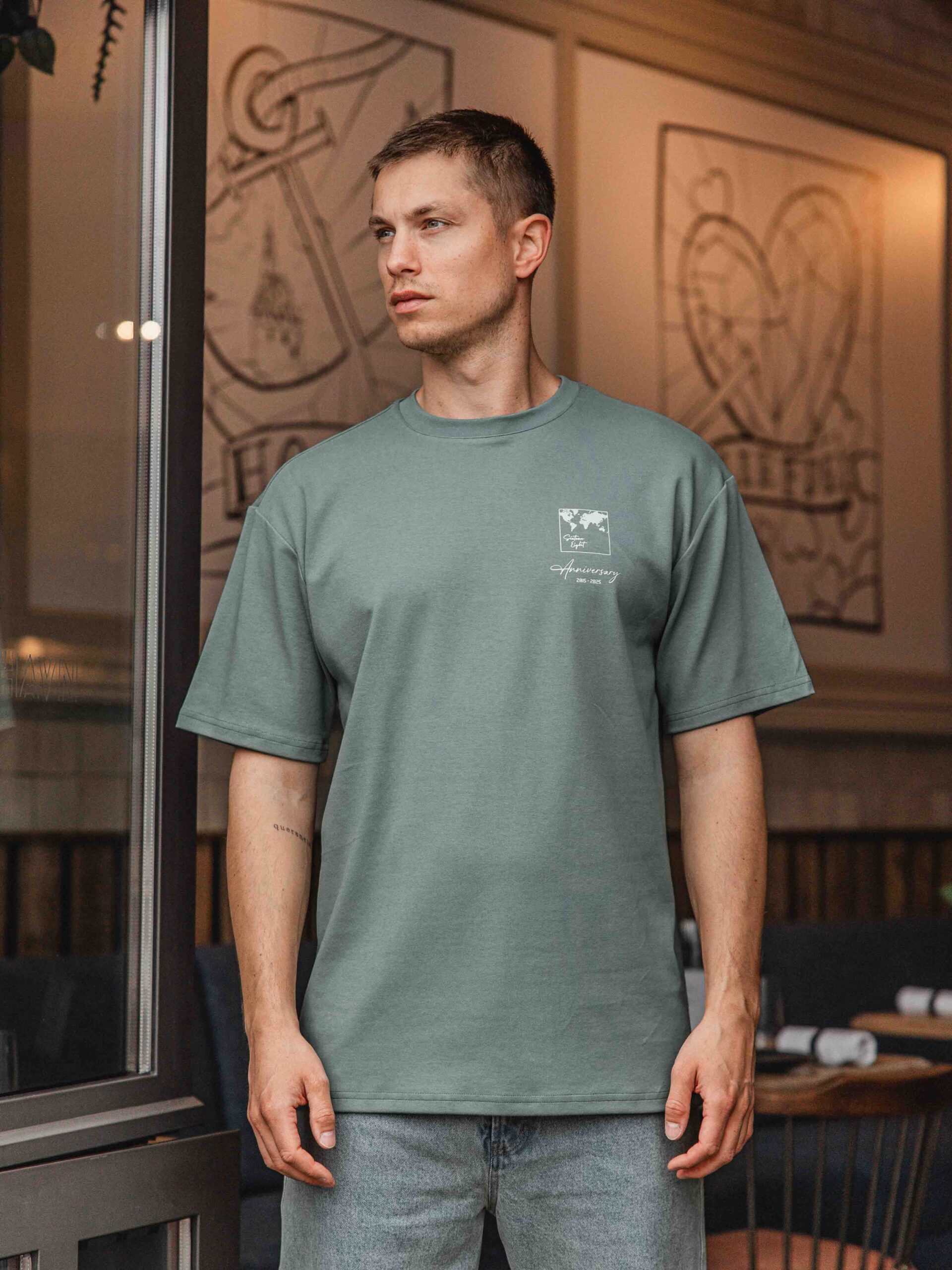 Green World Oversized T-shirt 1608 WEAR