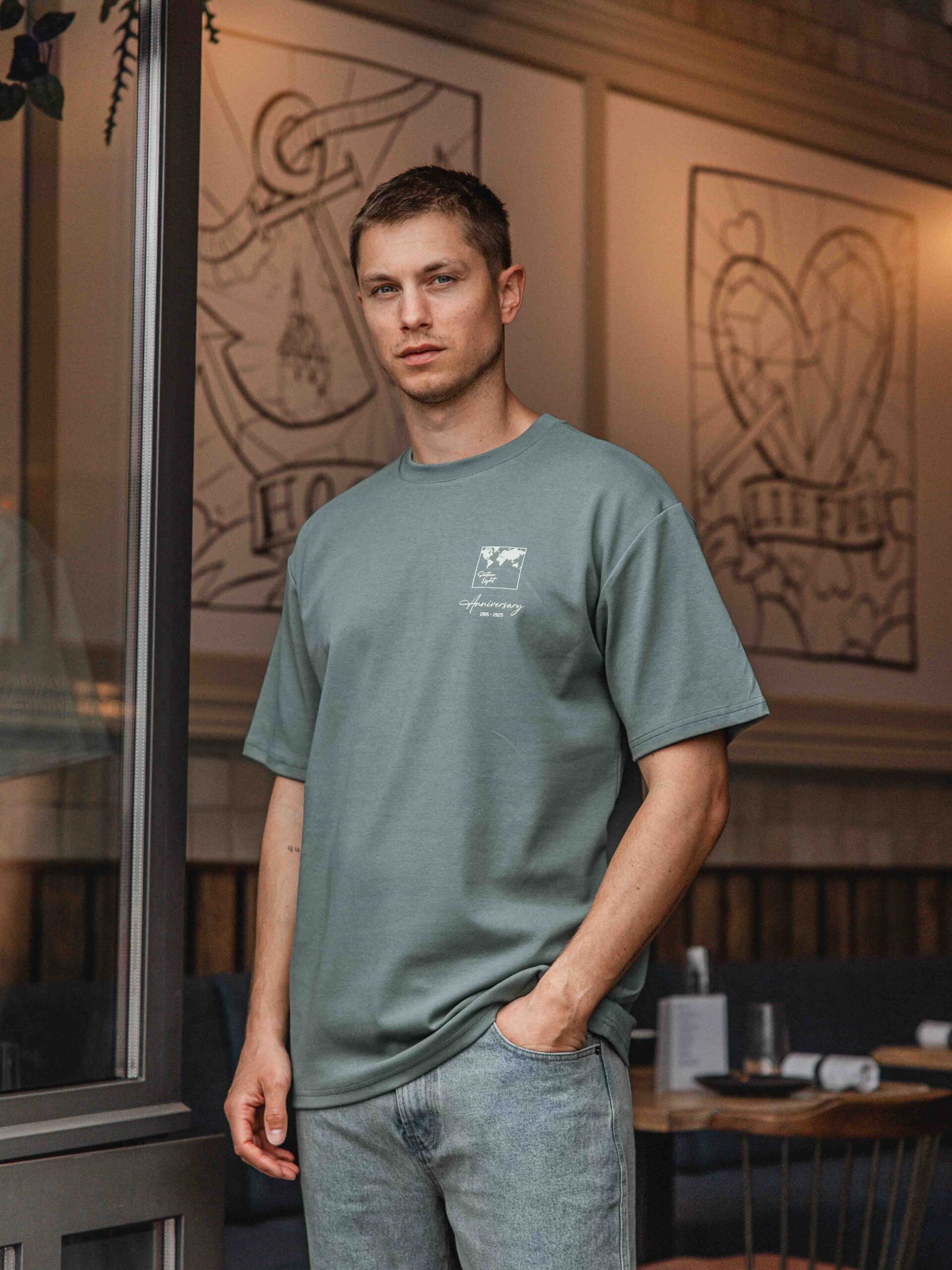 Green World Oversized T-shirt 1608 WEAR