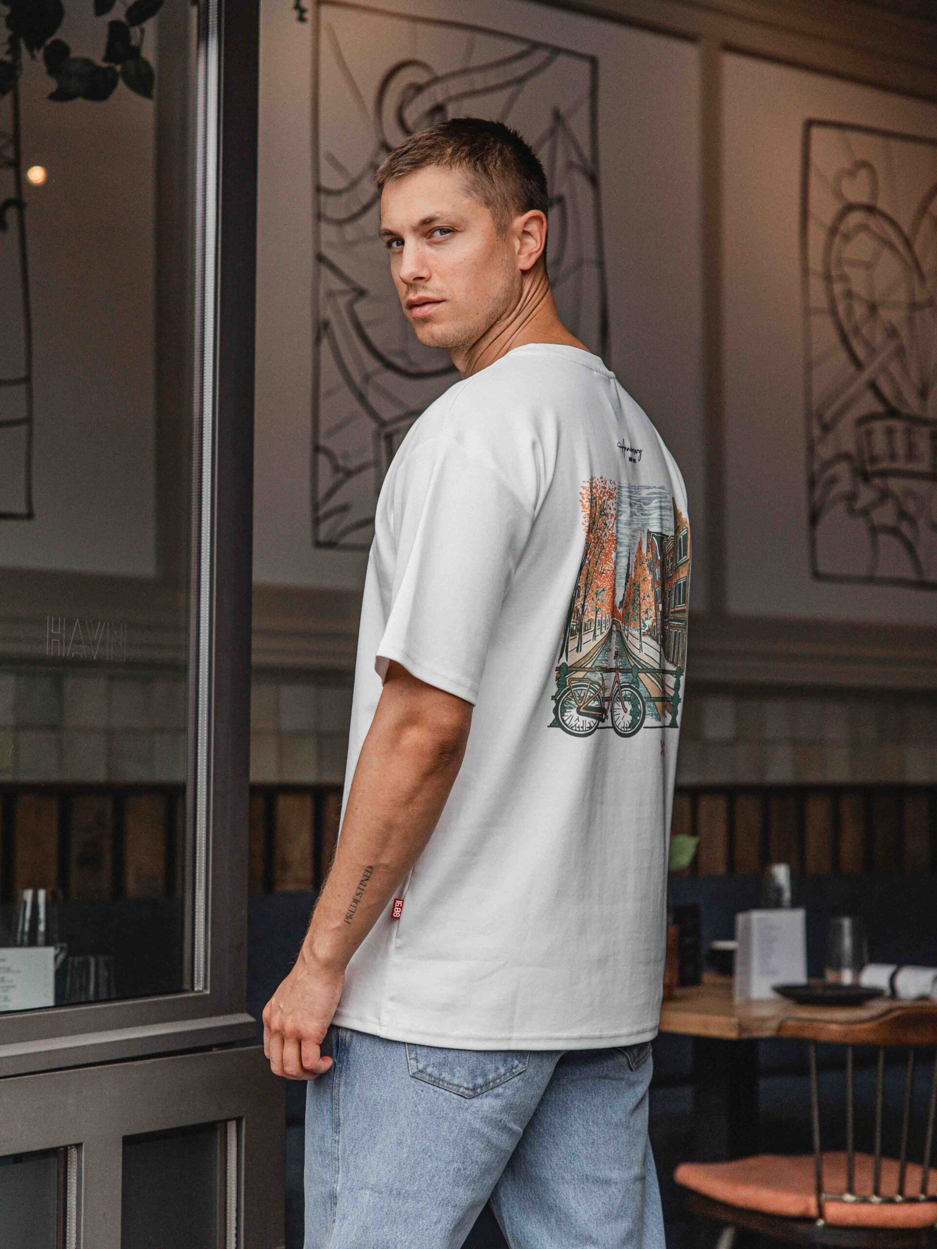 Off White A’dam Oversized T-shirt 1608 WEAR