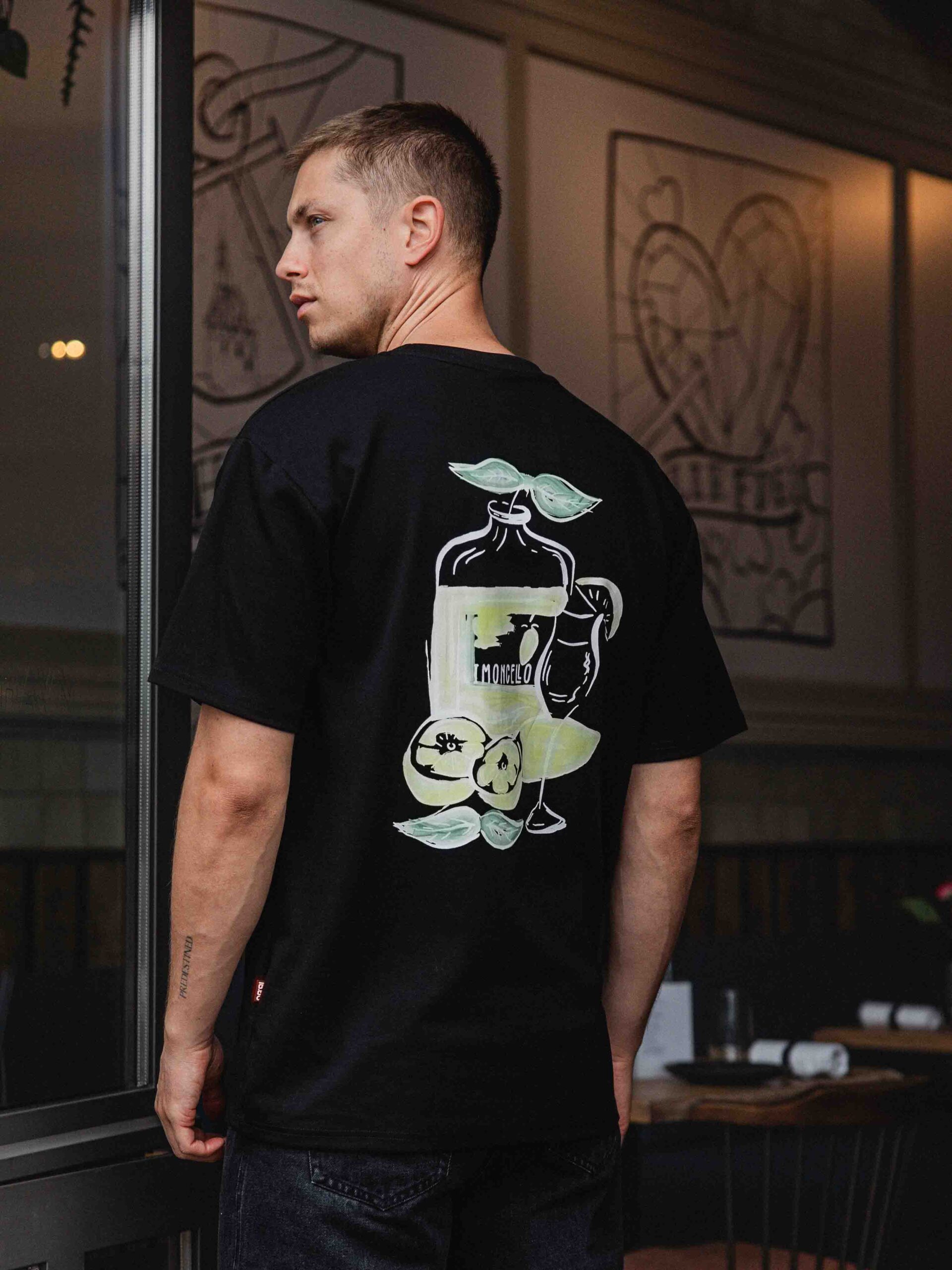 Black Limoncello Oversized T-shirt 1608 WEAR