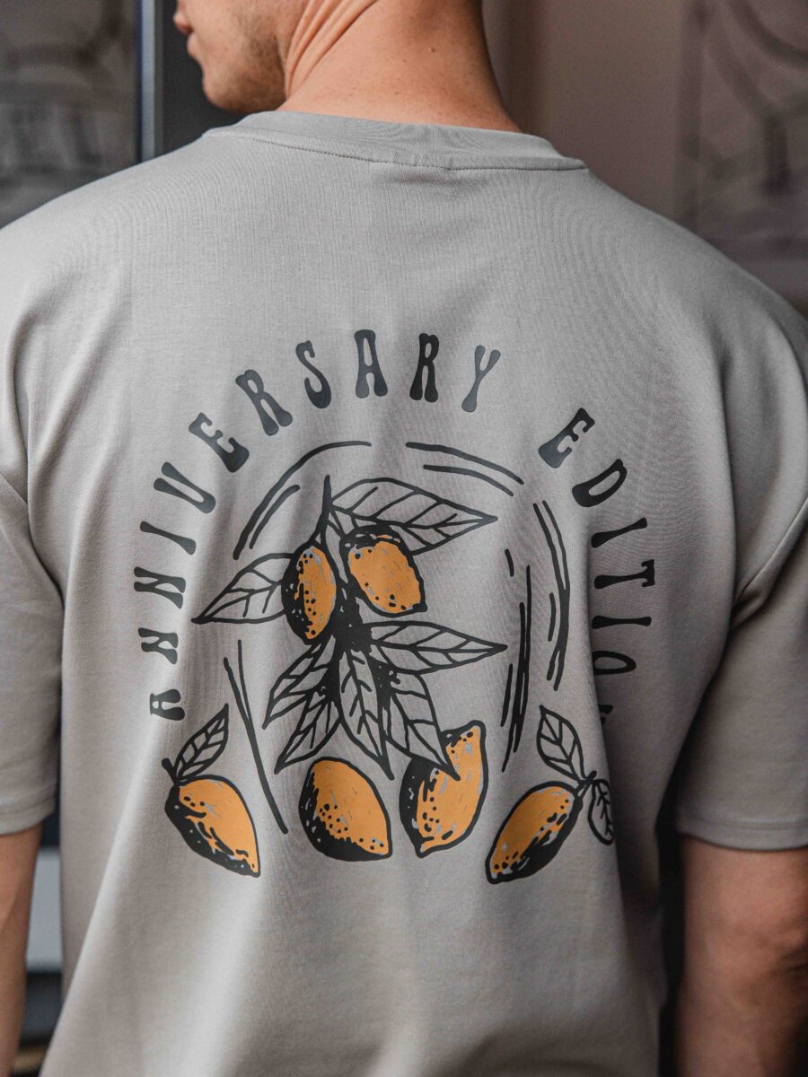 Olive Lemon T-Shirt in Übergröße