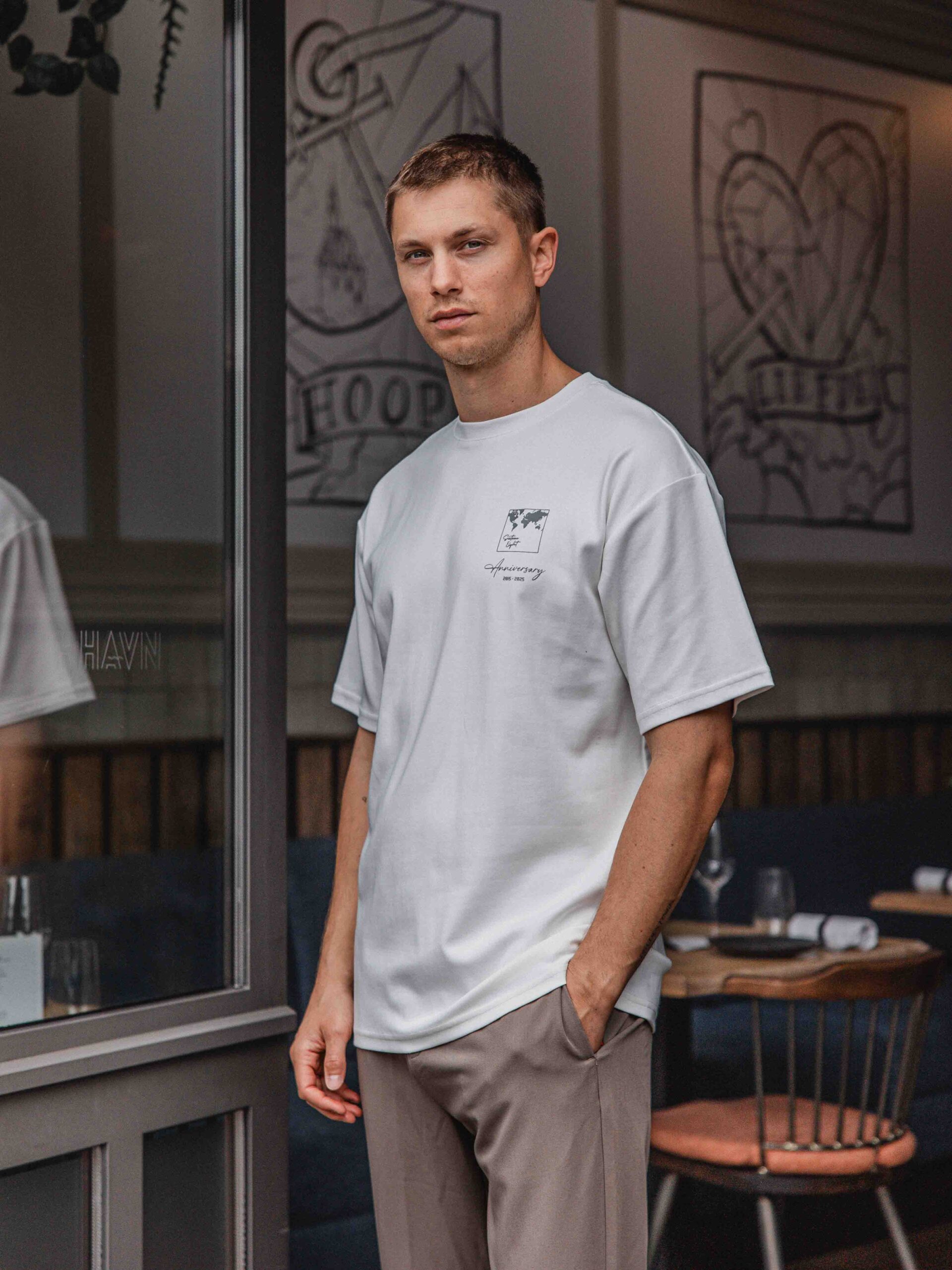 White World Oversized T-shirt 1608 WEAR