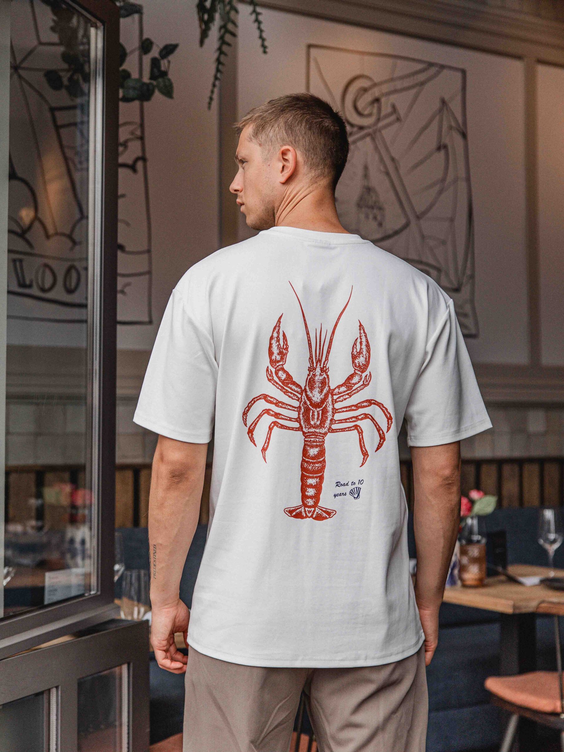 Off White Lobster Oversized T-shirt 1608 WEAR