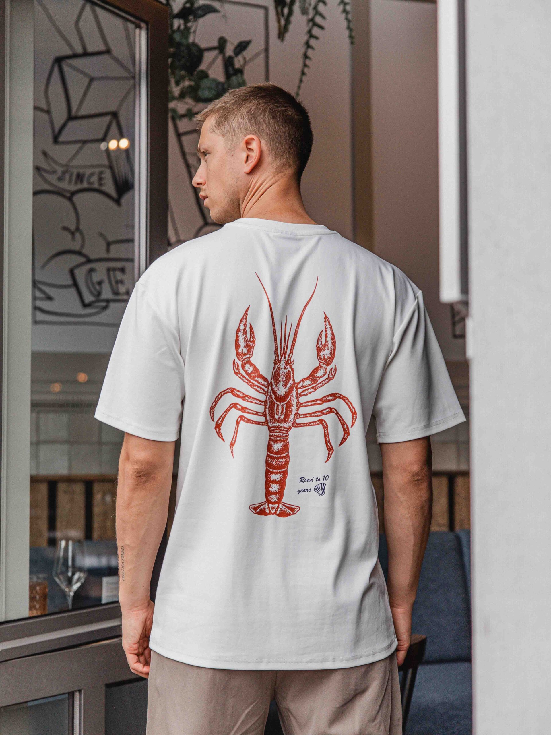 Off White Lobster Oversized T-shirt 1608 WEAR