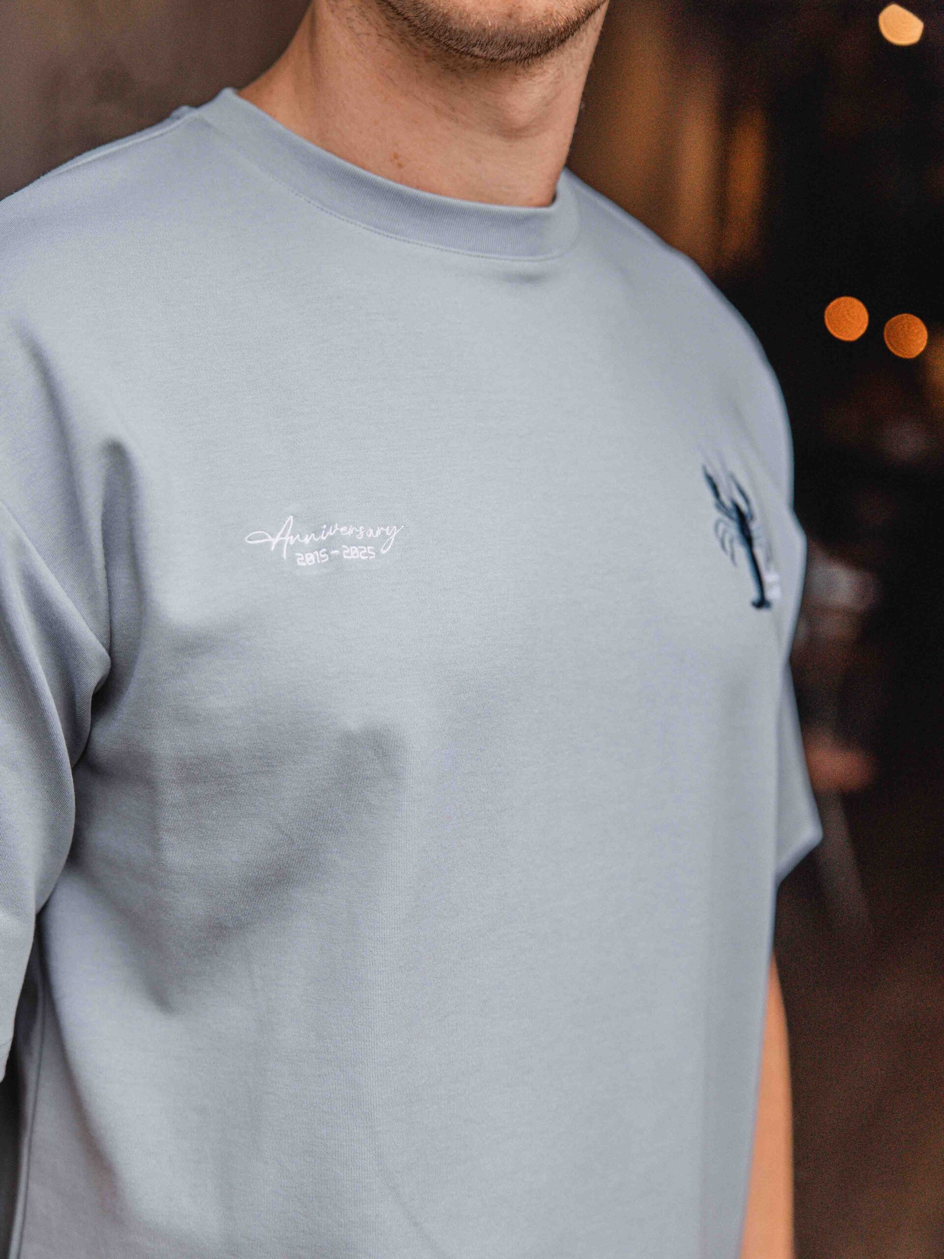 Blue Lobster Front Oversized T-shirt 1608 WEAR