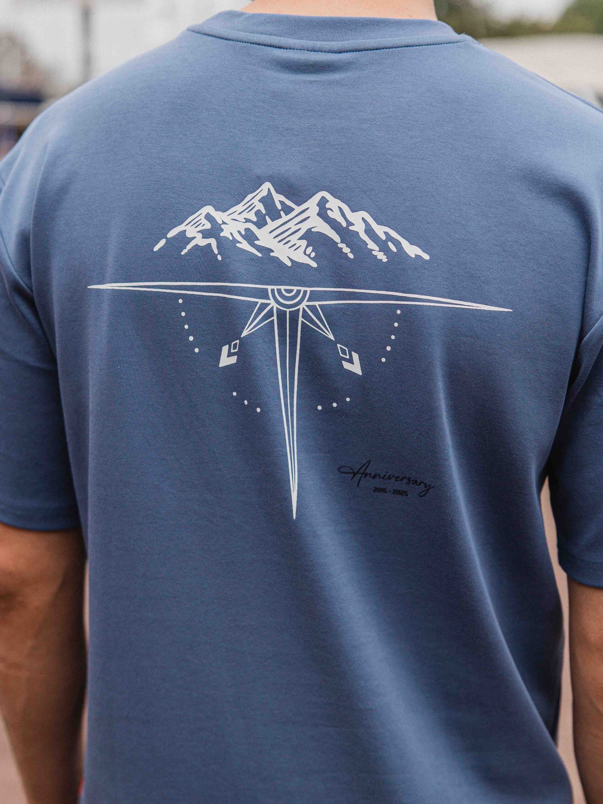 Blue Compass Oversized T-shirt 1608 WEAR