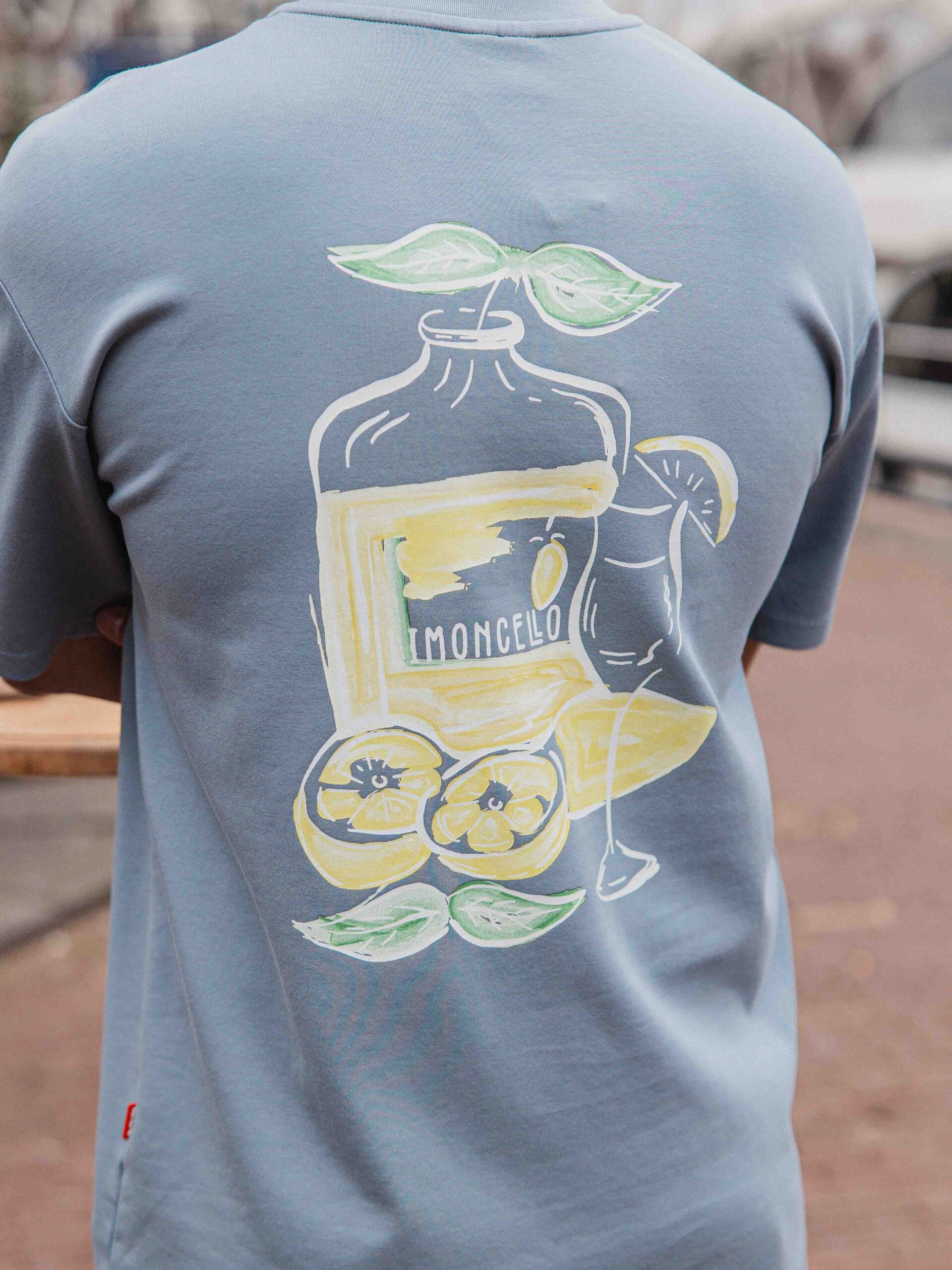 Light Blue Limoncello Oversized T-shirt 1608 WEAR