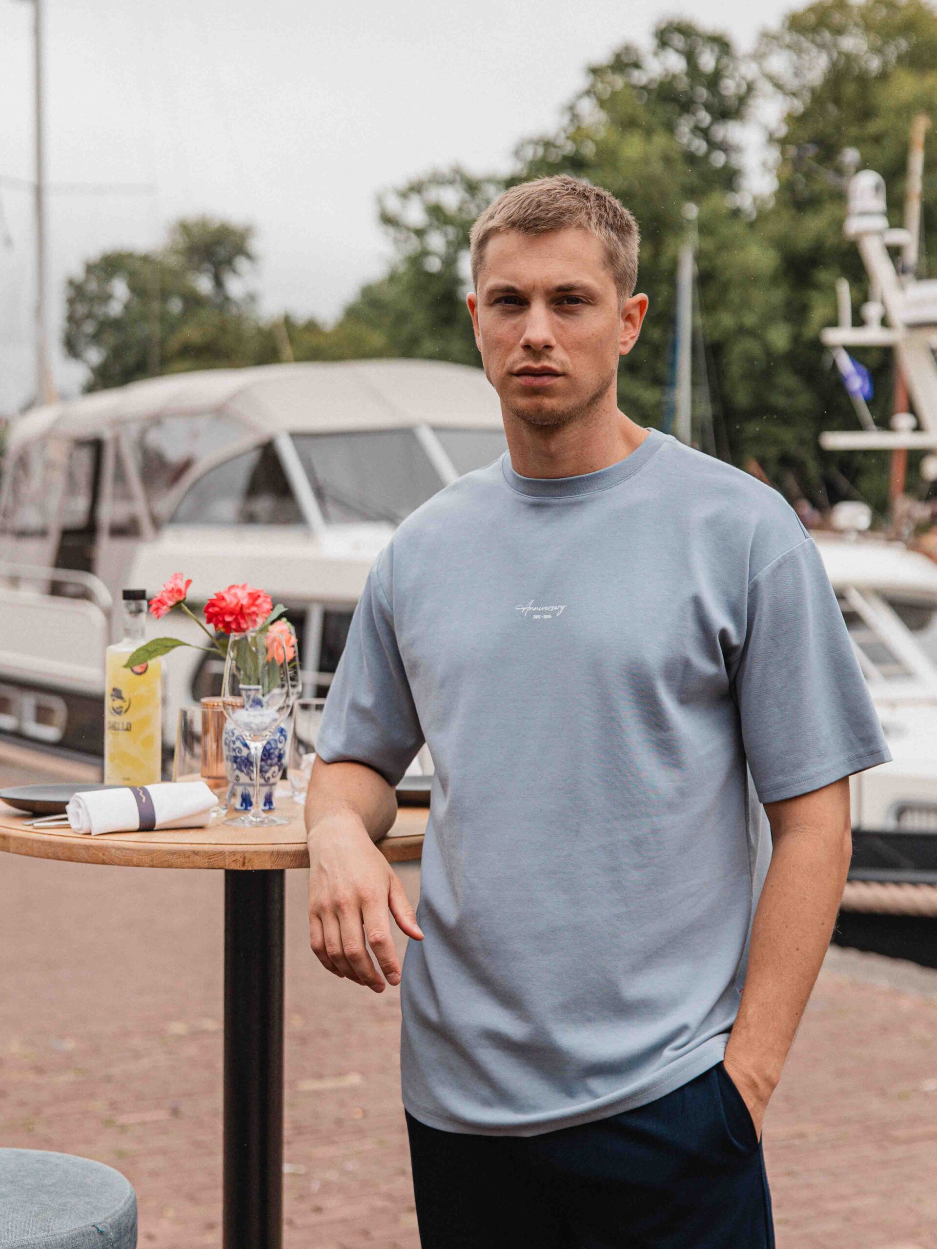 Light Blue Limoncello Oversized T-shirt 1608 WEAR