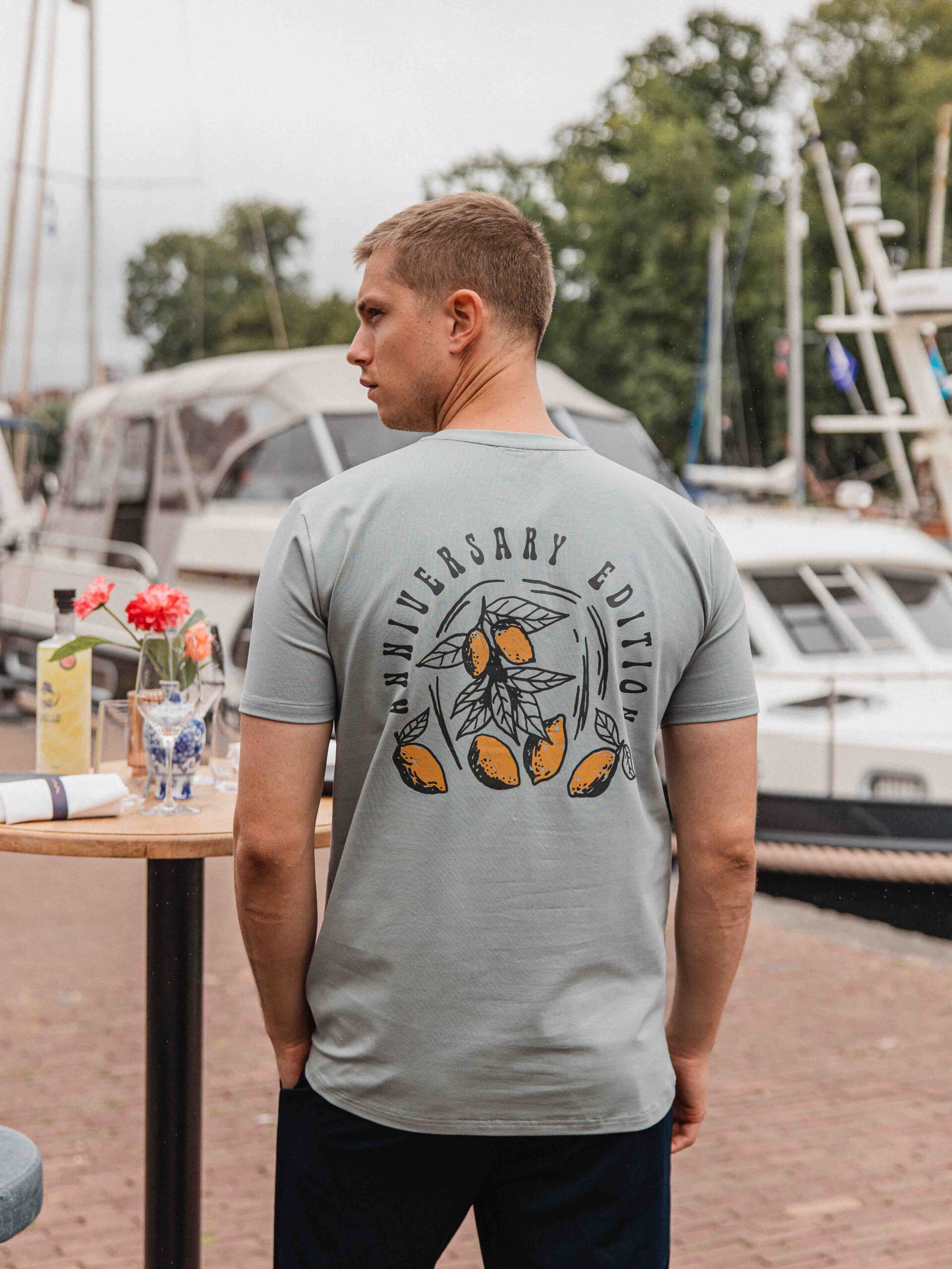 Olive Lemon Slimfit T-shirt 1608 WEAR