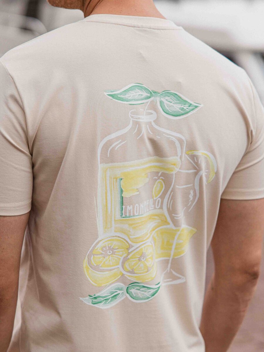 Cremefarbenes Limoncello Slimfit-T-Shirt