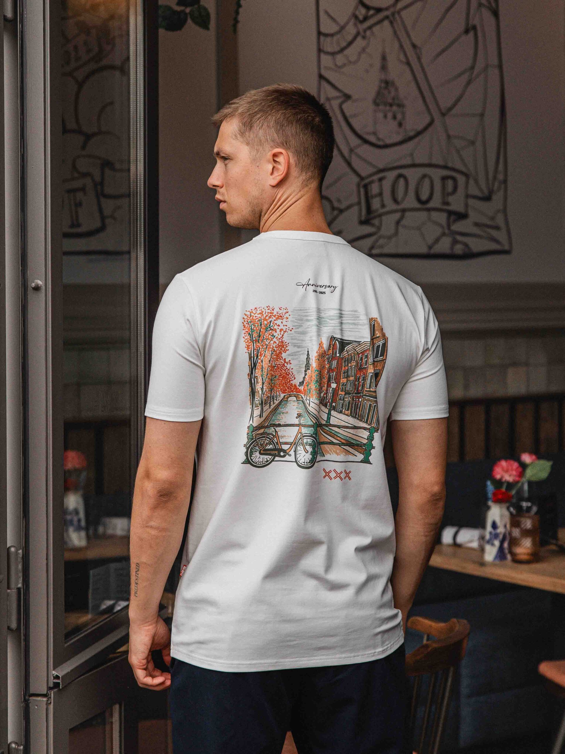 White A’dam Slimfit T-shirt 1608 WEAR