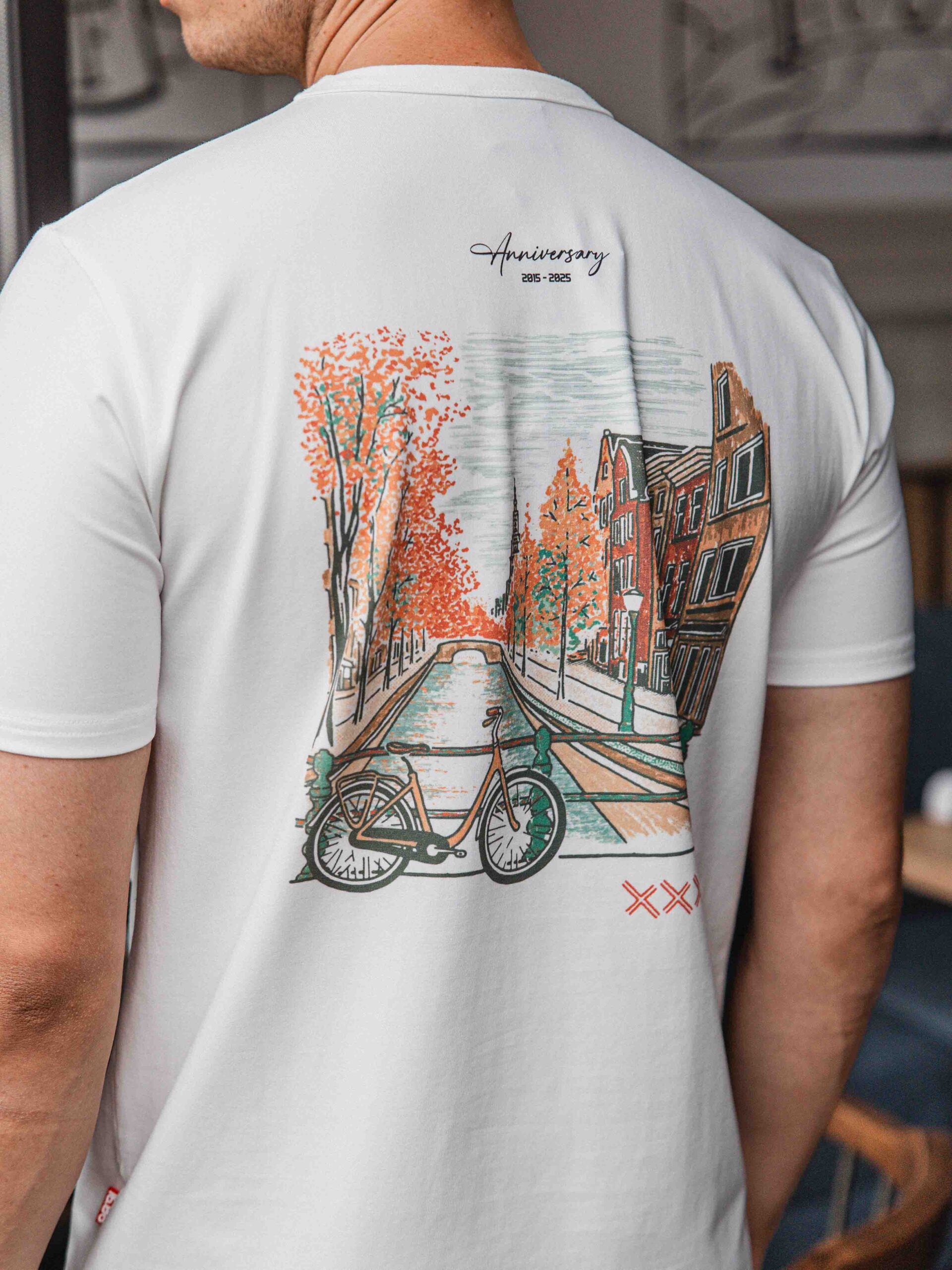 White A’dam Slimfit T-shirt 1608 WEAR