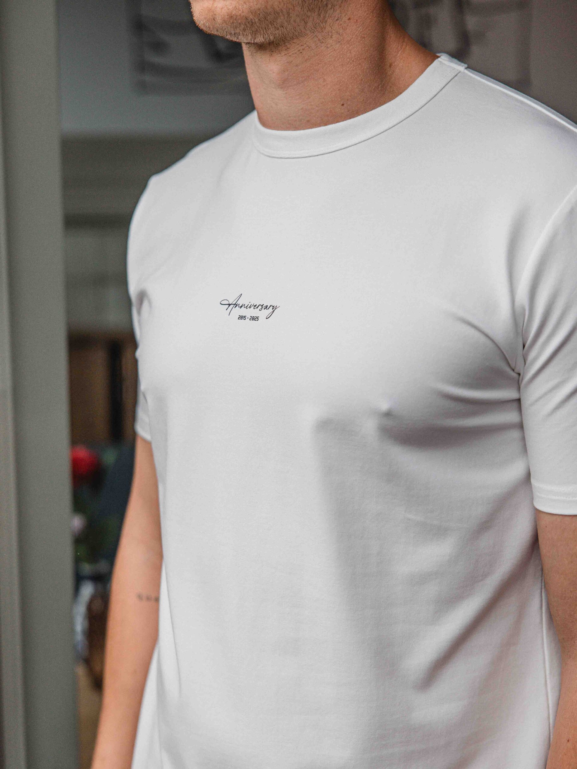 White A’dam Slimfit T-shirt 1608 WEAR