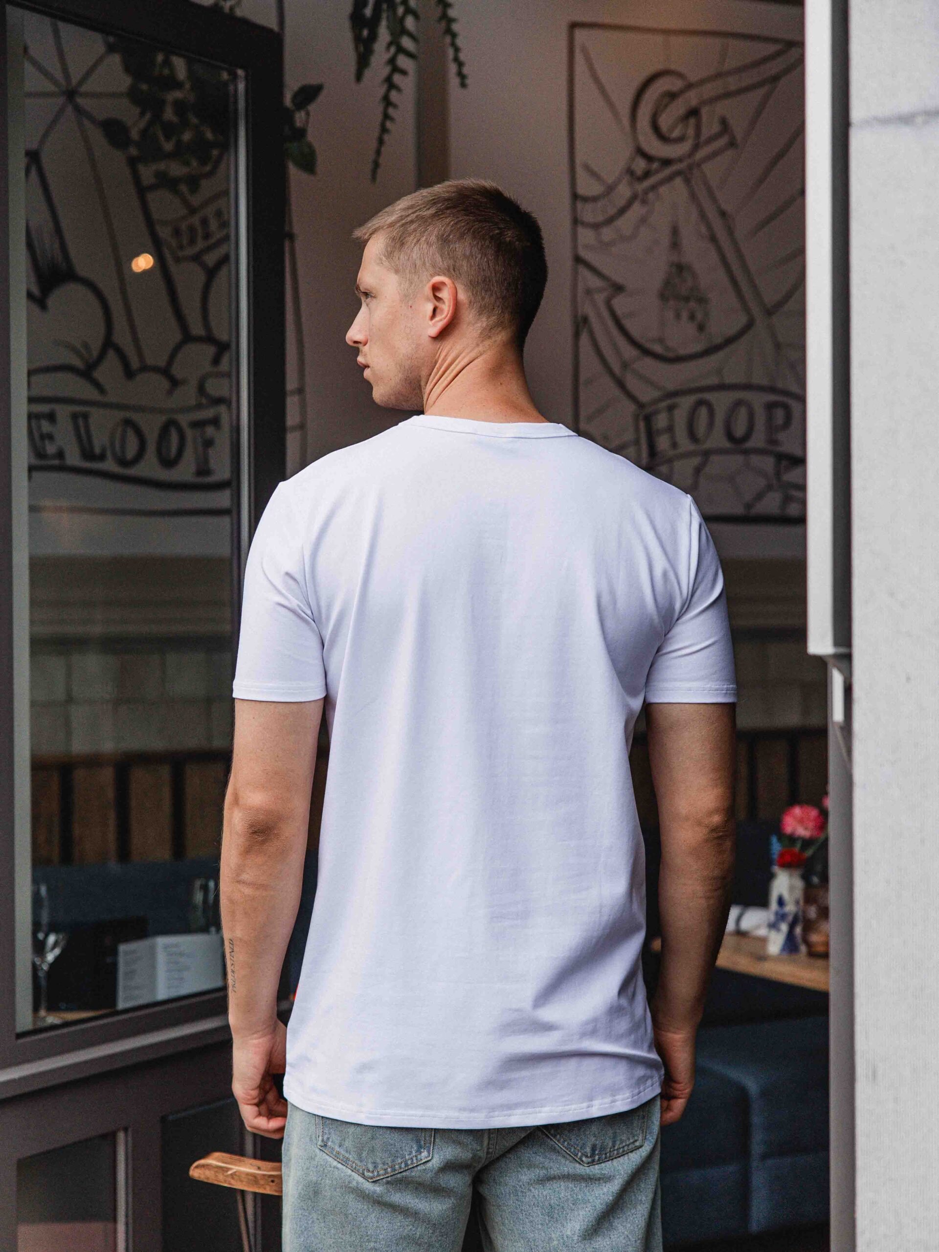 White Slimfit T-shirt 1608 WEAR