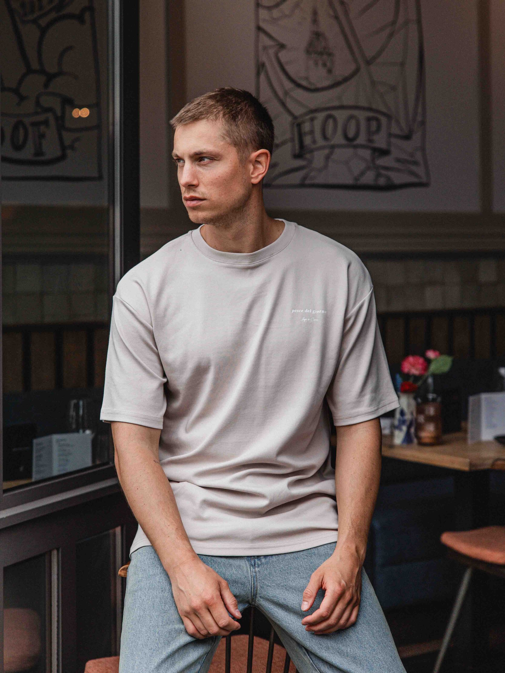 Oyster Oversized T-shirt 1608 WEAR