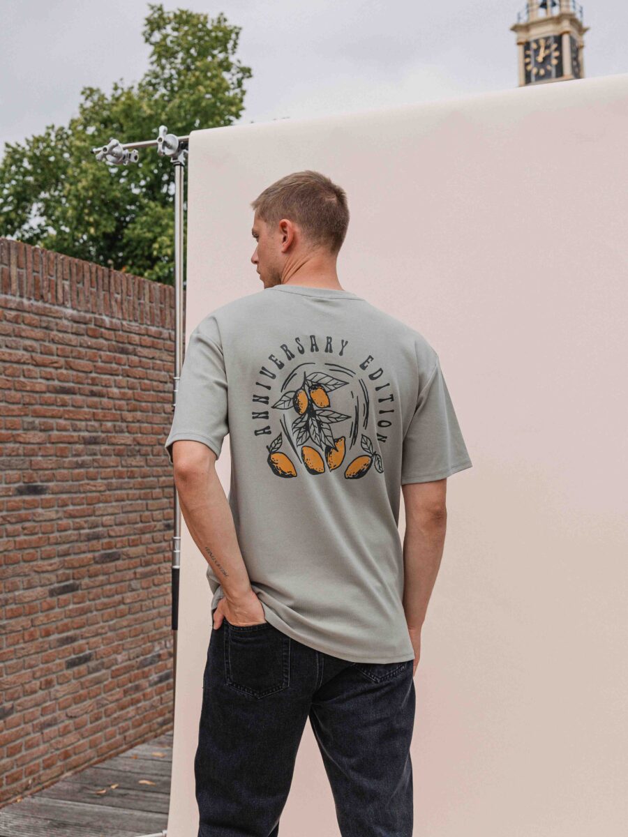 Olive Lemon T-Shirt in Übergröße