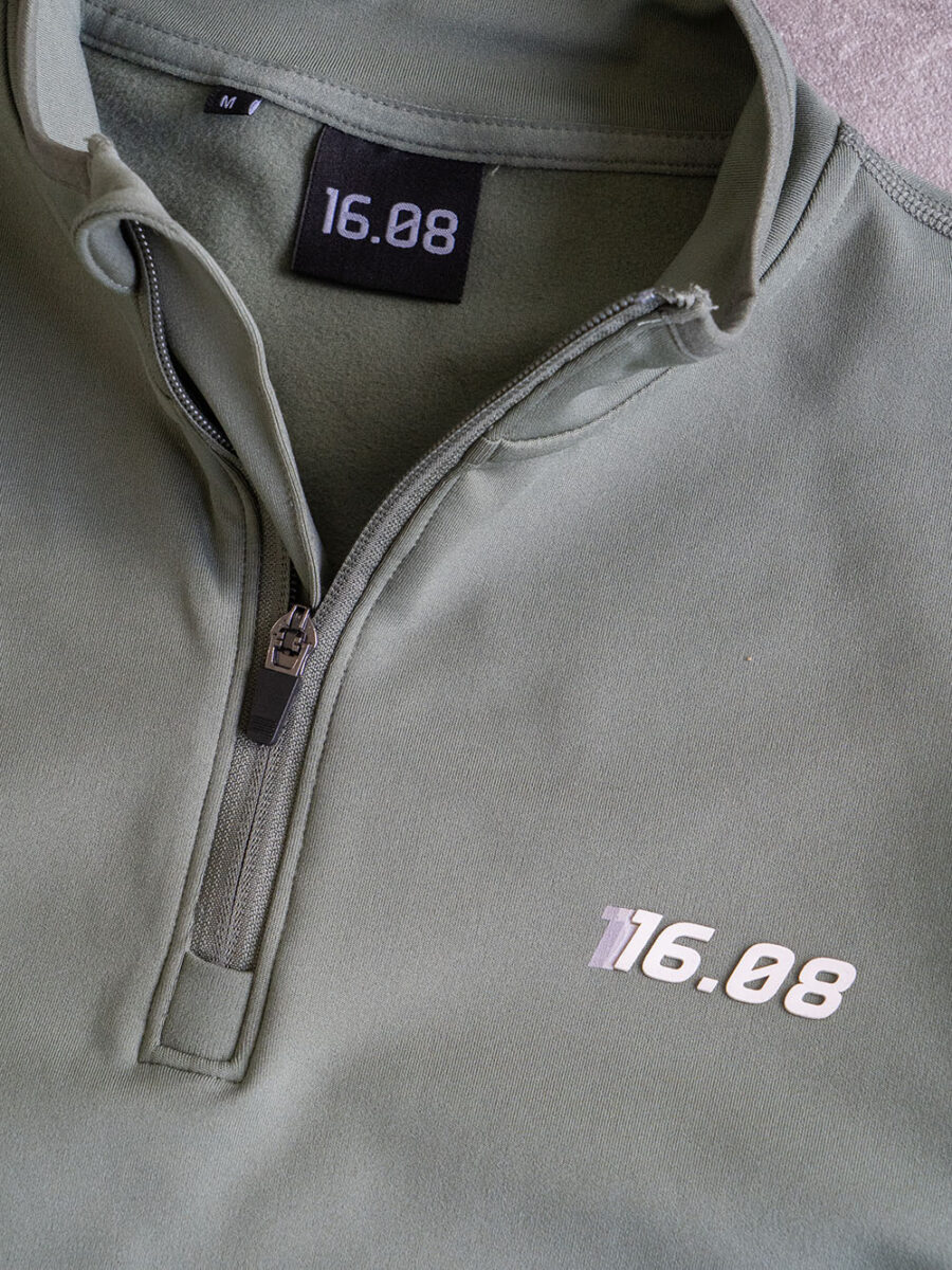 Sport Fleece Pullover Grün