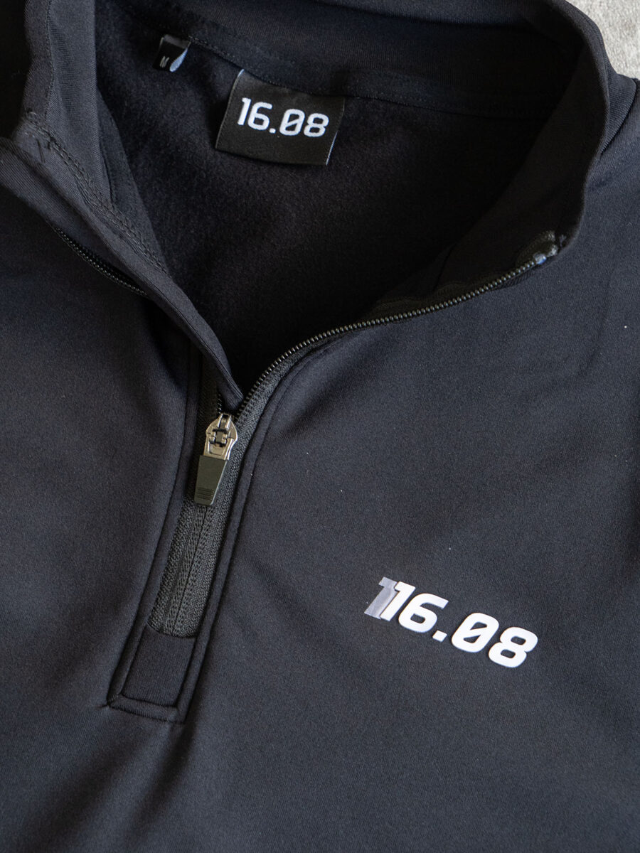 Sport Fleece Pullover Schwarz