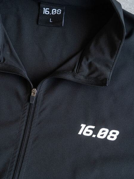Black Sport Half Zip Longsleeve