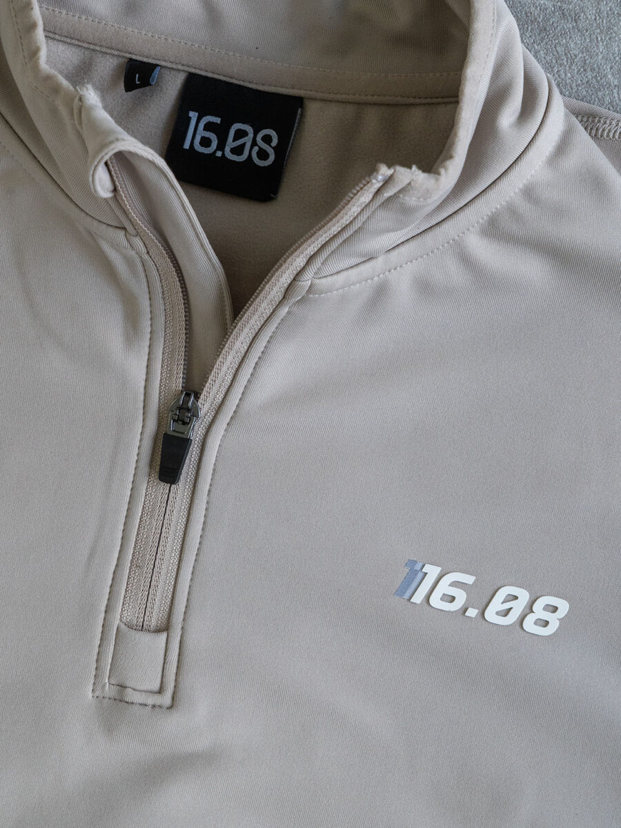 Sport Fleece Pullover Beige