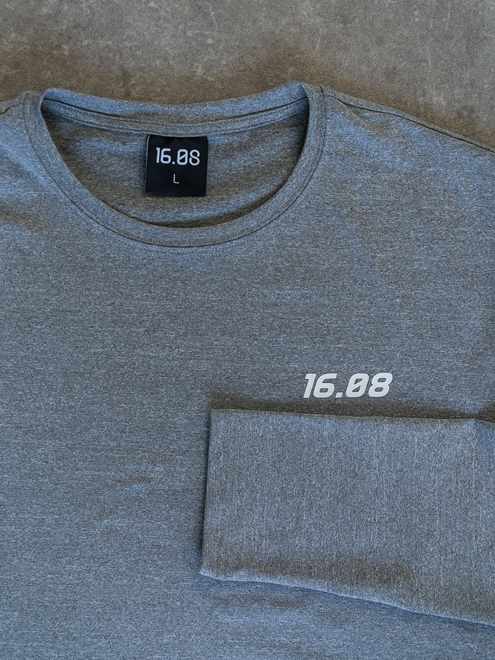 Melange Grey Sport Longsleeve 1608 WEAR