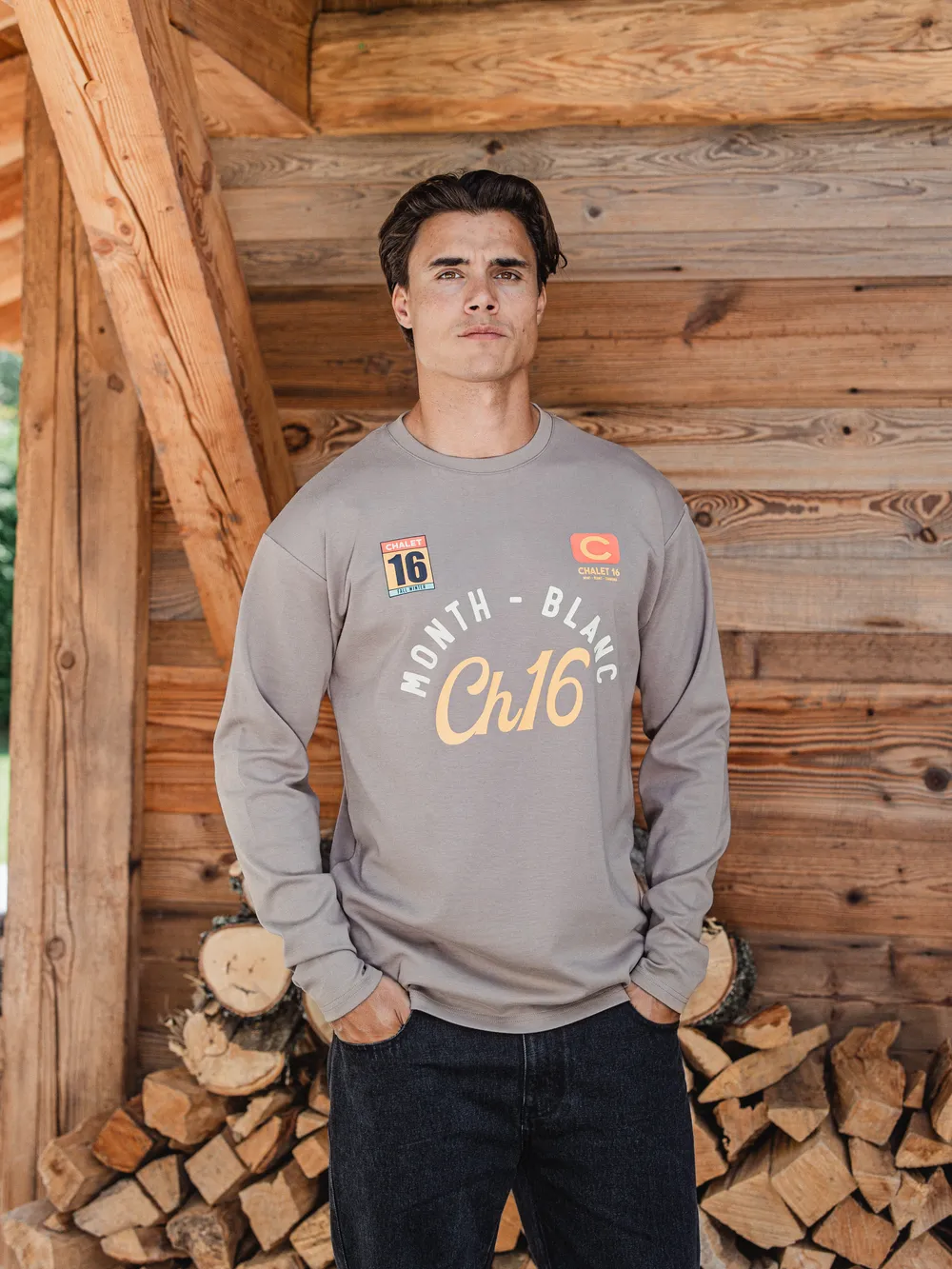 Taupe CH16 Oversized Longsleeve 1608 WEAR