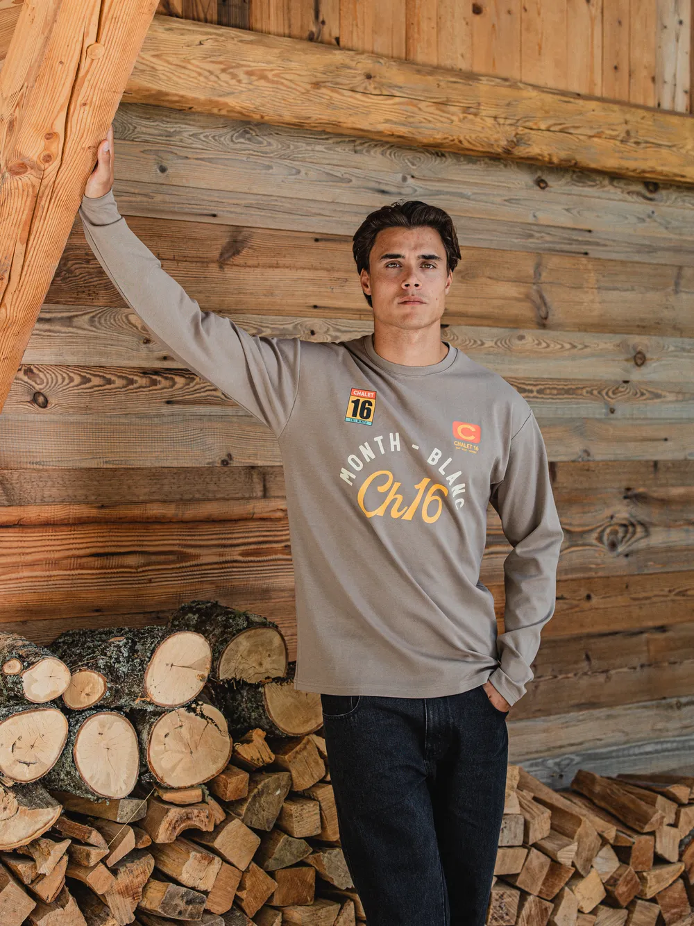 Taupe CH16 Oversized Longsleeve 1608 WEAR