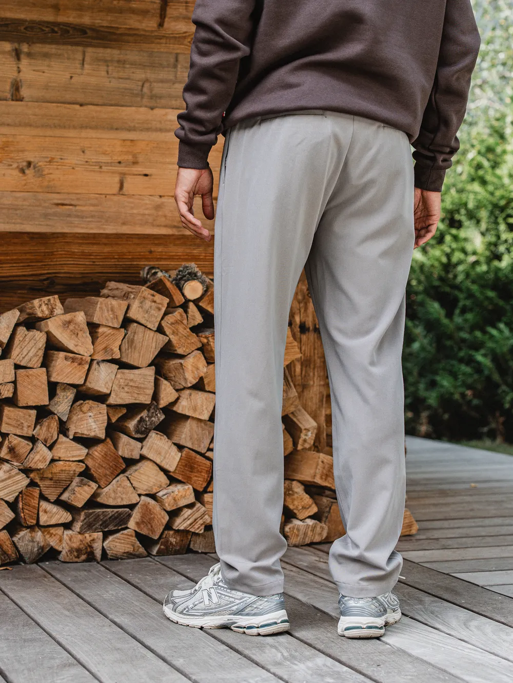 Grey Casual Pantalon 1608 WEAR