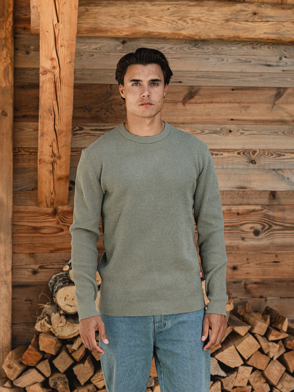 Green Soft Knit Pullover 1608 WEAR