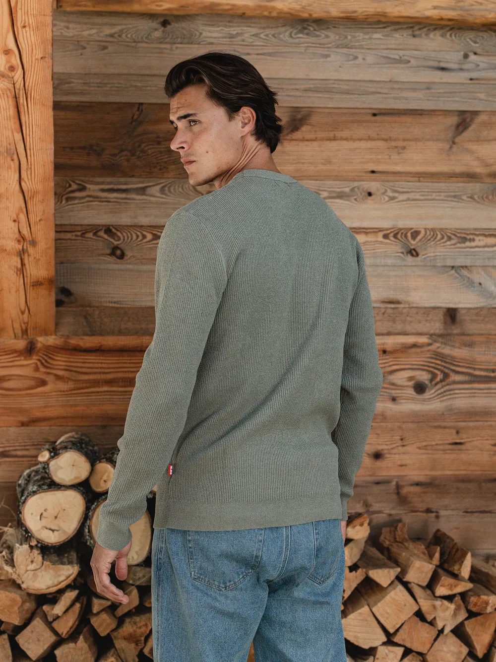 Green Soft Knit Pullover 1608 WEAR