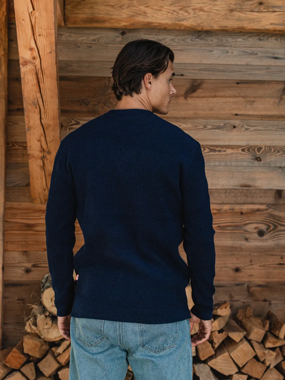 Navy Soft Knit Pullover 1608 WEAR