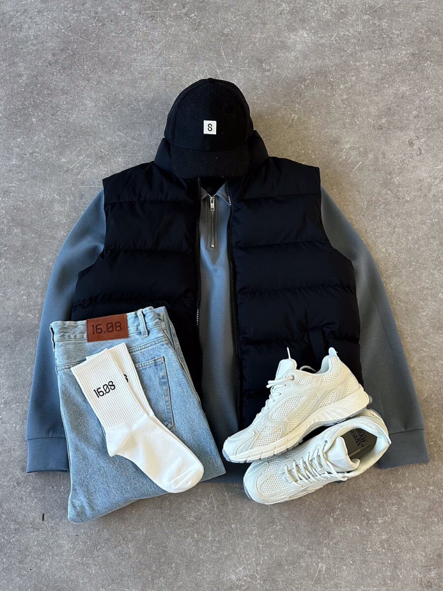 Black Bodywarmer Outfit 1608 WEAR