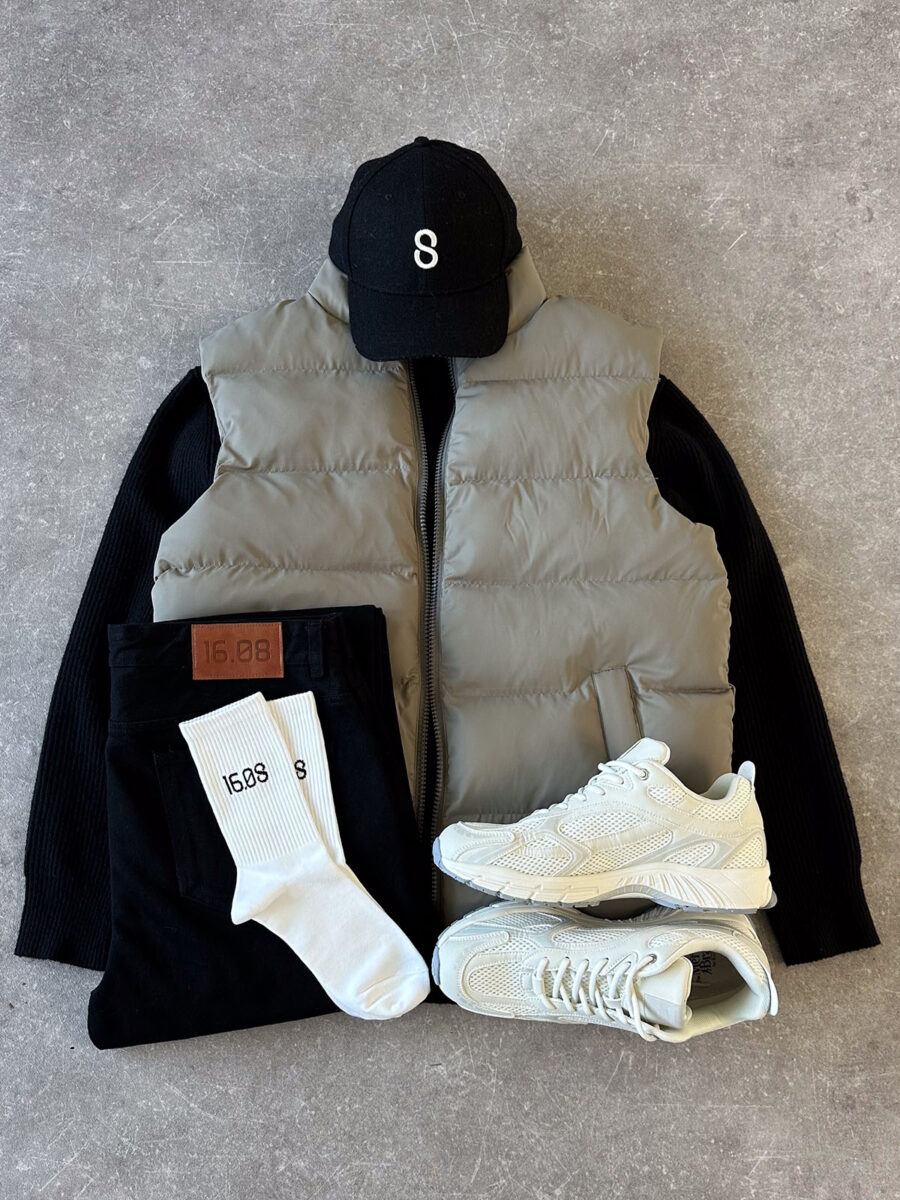 Olive Bodywarmer Outfit 1608 WEAR